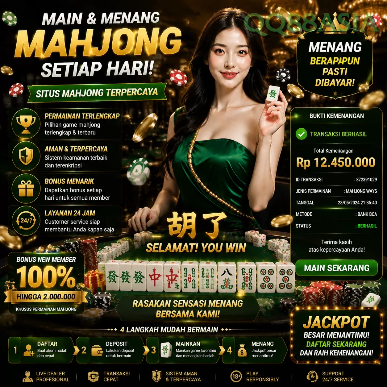 qq88asia Tutorial Pemain